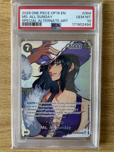 Op16 one piece tcg alt - art, sp