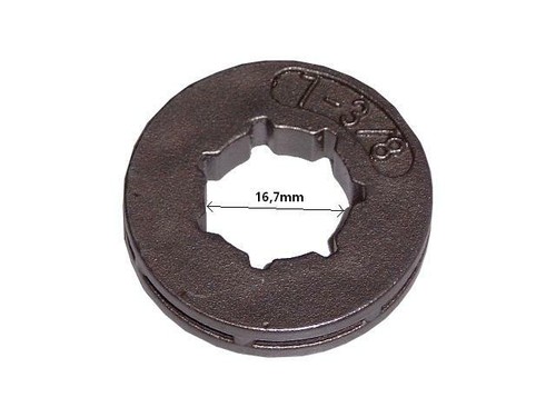 Ringrad 16 7mm passend - 3/8",